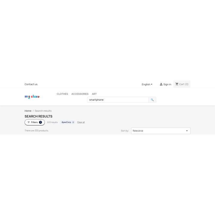 Ricerca Elasticsearch per PrestaShop: filtri a faccette