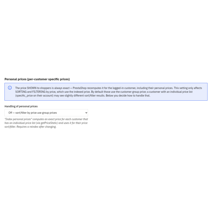 Wyszukiwarka Elasticsearch PrestaShop: filtry fasetowe