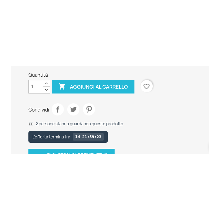 Esempio: countdown di un'offerta a tempo