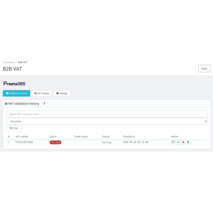 Numer VAT B2B dla PrestaShop: automatyczna weryfikacja VIES