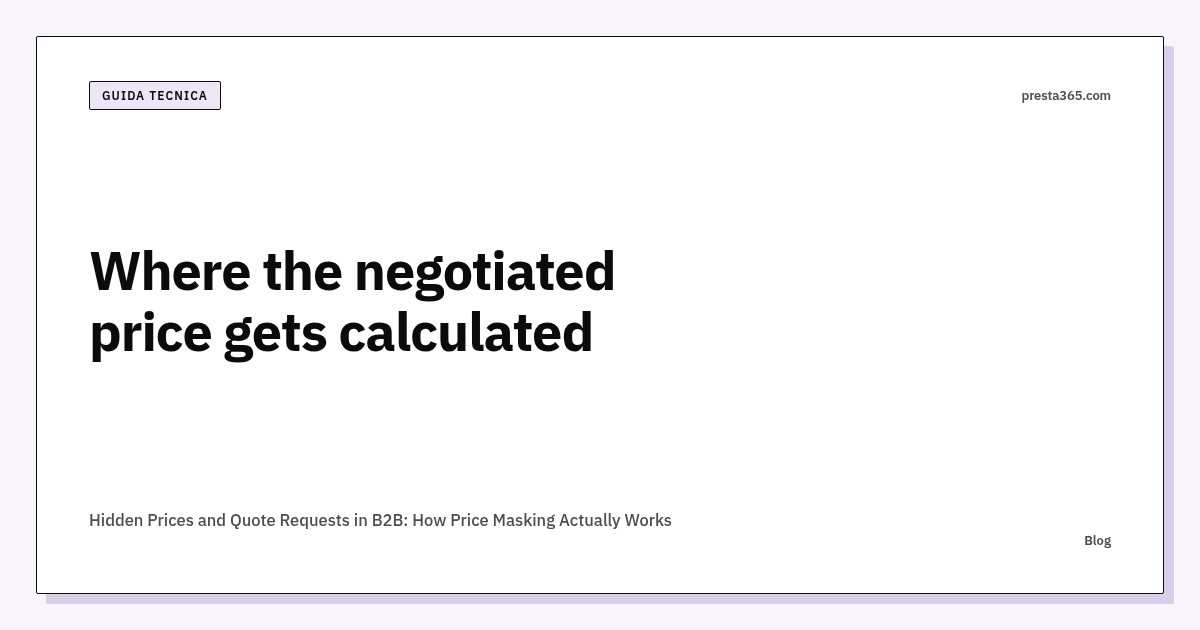 Hidden Prices and Quote Requests in B2B: How Price Masking Actually Works